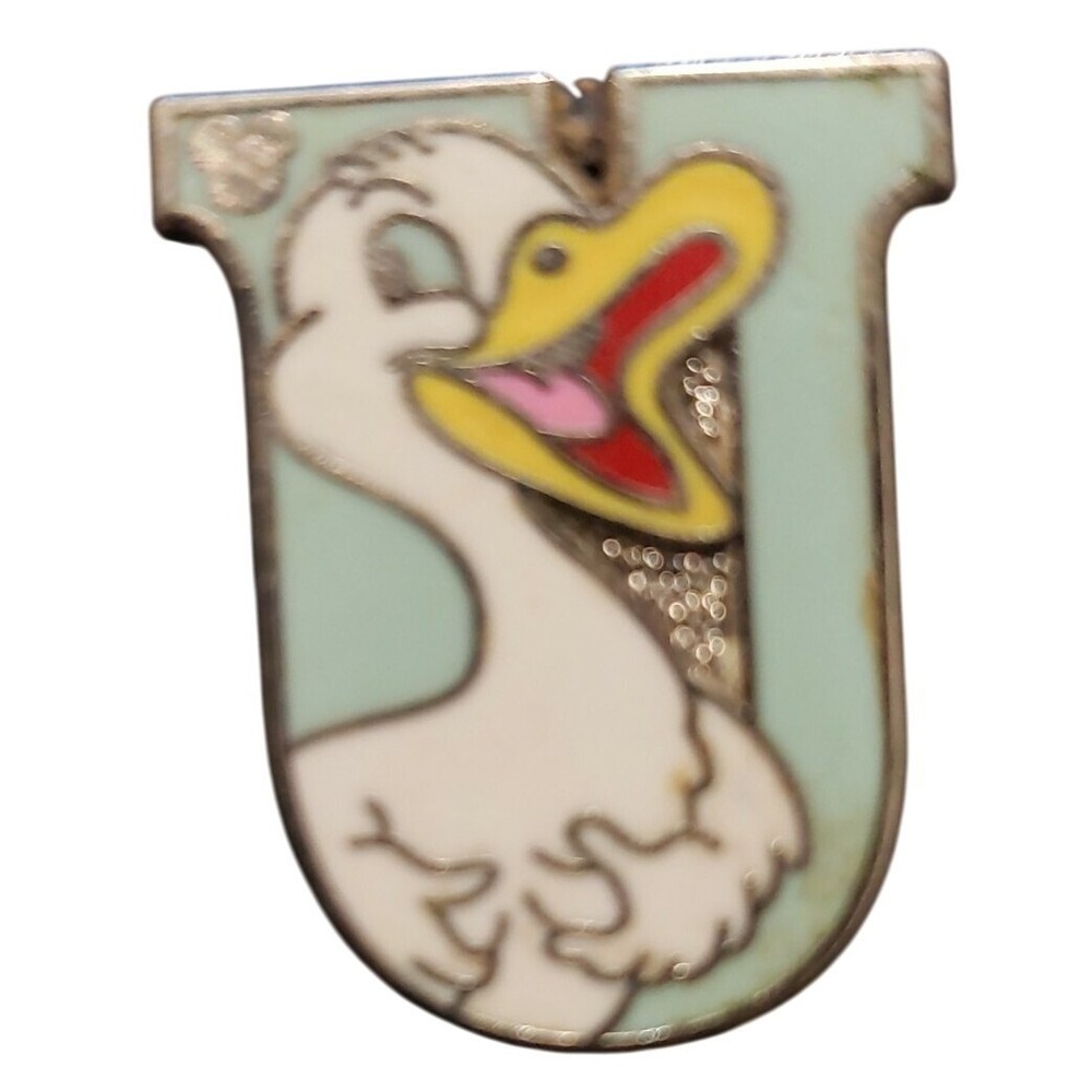 Disney Ugly Duckling Silly Symphonies Hidden Mickey Alphabet Letter Pin 82343